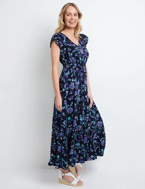 Rivers Short Sleeve Maxi Dress, hi-res image number null