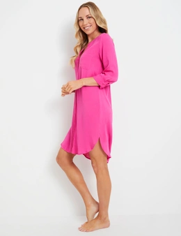 Rivers Textured Buttoned Beach Cover Up