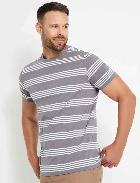 Rivers Short Sleeve Stripe T-Shirt, hi-res image number null