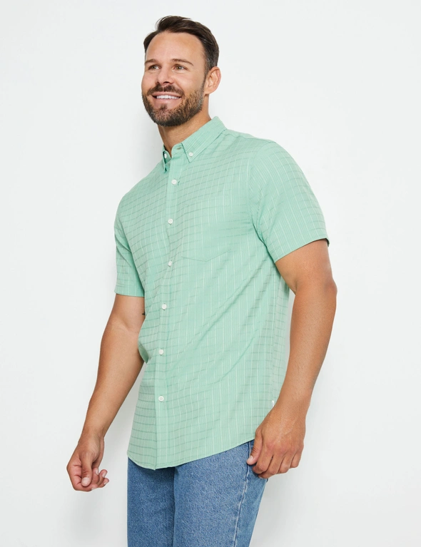 Rivers Textured Short Sleeve Shirt, hi-res image number null