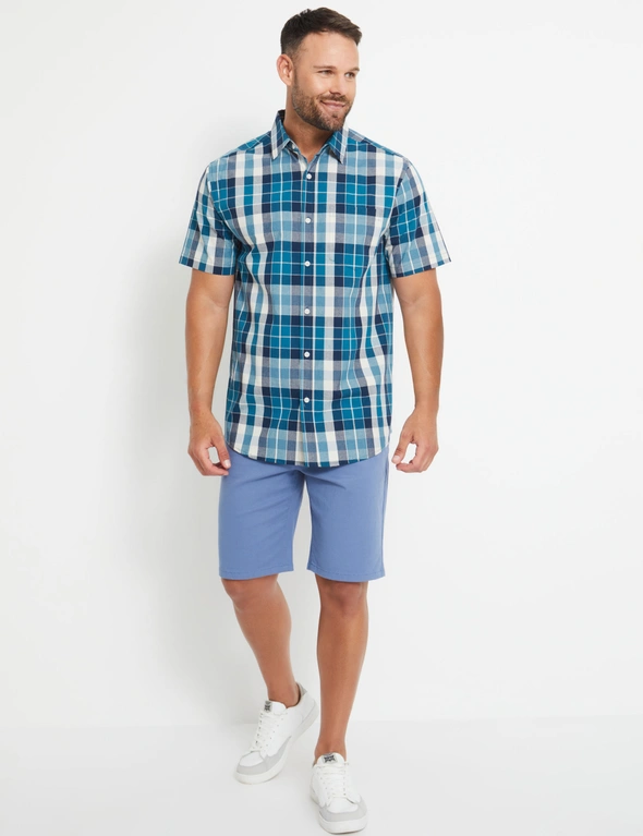 RIVERS SS CHECK SHIRT COTTON, hi-res image number null