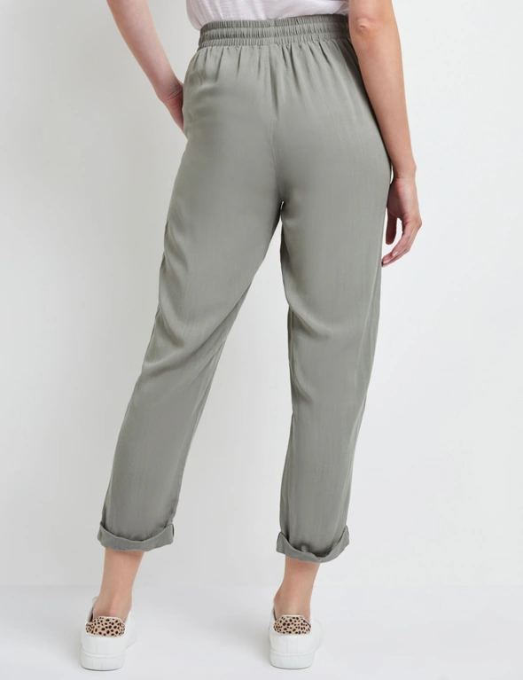 Rivers Linen Look Roll Up Pant, hi-res image number null