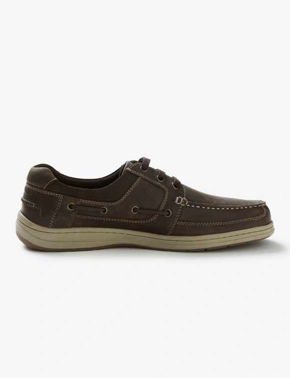 Heritage Leather Lace Up Boat Shoe, hi-res image number null