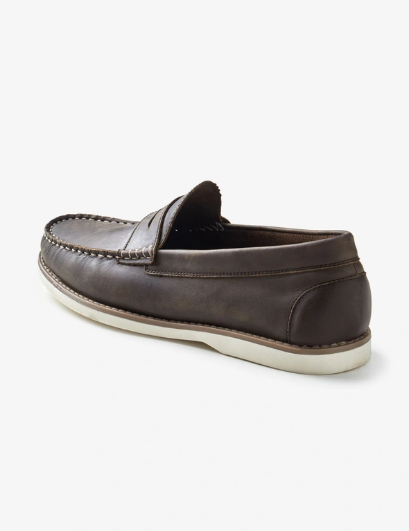 Rivers Cosimo Leather Mocassin Slip On, hi-res image number null