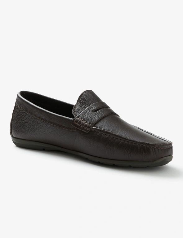 Heritage Moccasin Leather Slip On, hi-res image number null