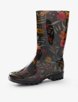 Rivers Romantic Mid Height Printed Gumboot