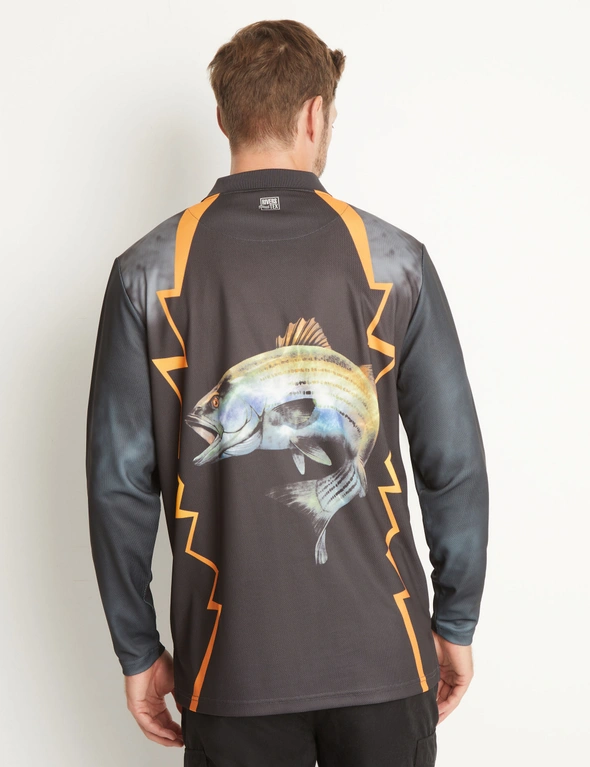 Rivers-Tex Long Sleeve Printed Fishing Polo, hi-res image number null
