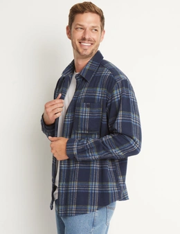 Rivers Long Sleeve Brushed Twill Flannel Shirt