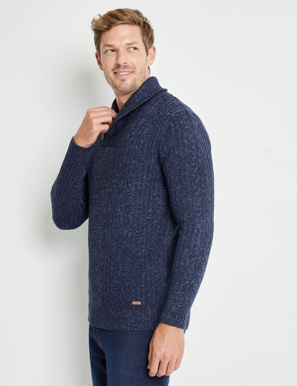 Rivers One Button Cable Jumper, hi-res image number null