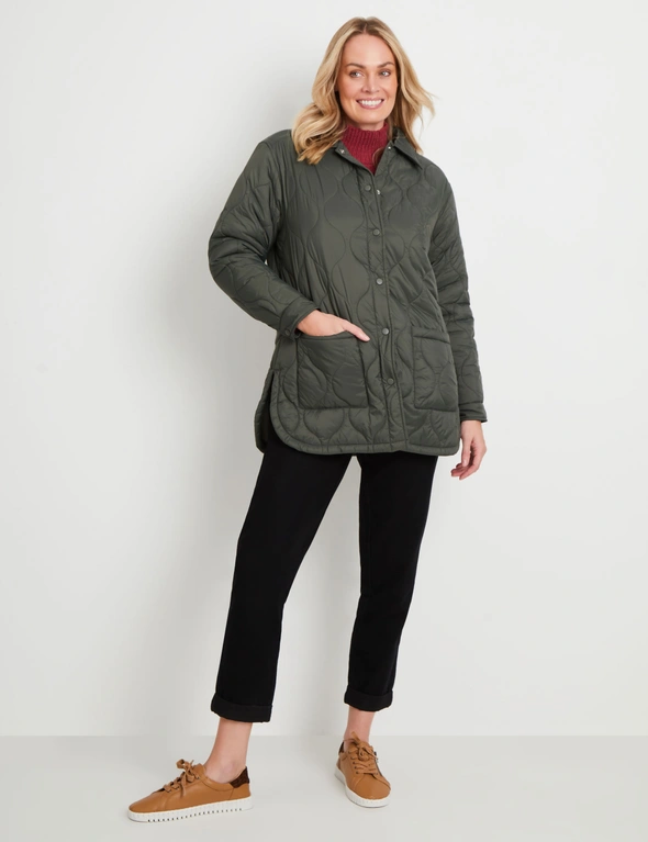 Rivers Snap Front Puffer Jacket, hi-res image number null