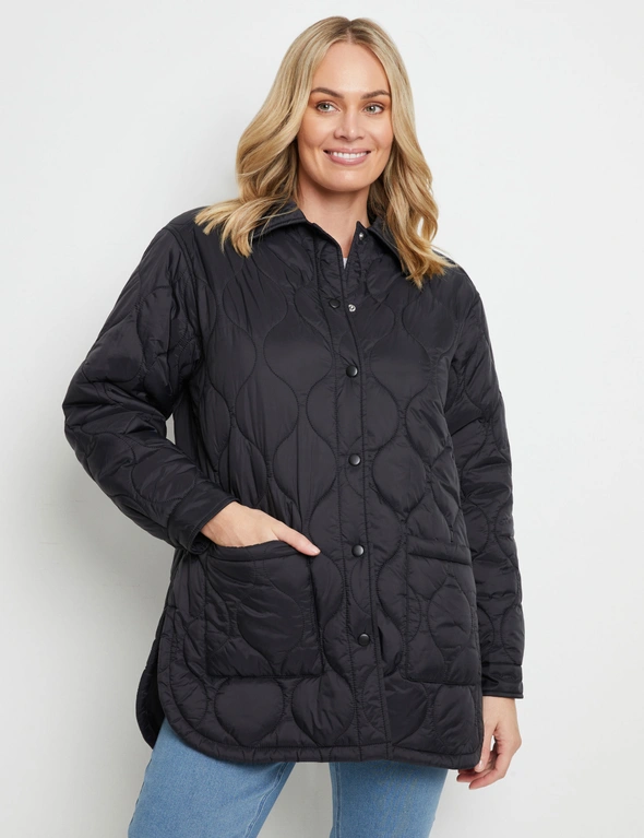 Rivers Snap Front Puffer Jacket, hi-res image number null