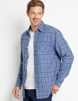 Rivers Long Sleeve Lightly Brushed Check Shirt