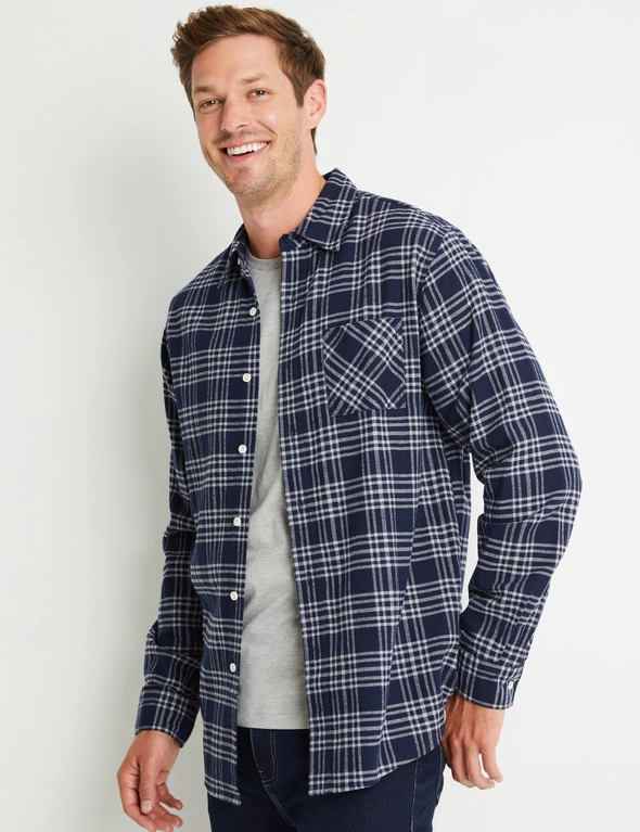 Rivers Long Sleeve Flannel Shirt, hi-res image number null