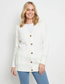 Rivers Cable Front Cardigan