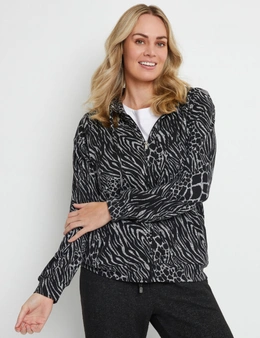 Rivers Leisure Fluffy Zip Front Hoodie