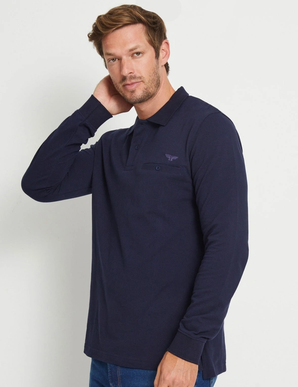 Rivers Classic Long Sleeve Polo, hi-res image number null