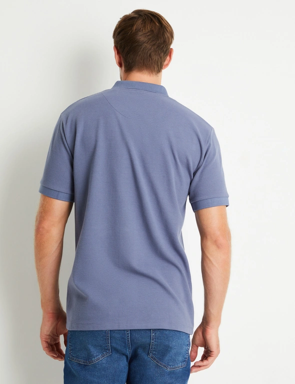 Rivers Short Sleeve Ottoman Texture Polo, hi-res image number null