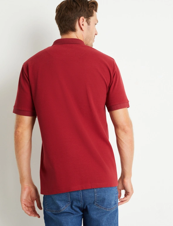 Rivers Short Sleeve Ottoman Texture Polo, hi-res image number null