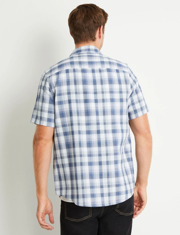 Rivers Short Sleeve Cotton Texture Shirt, hi-res image number null