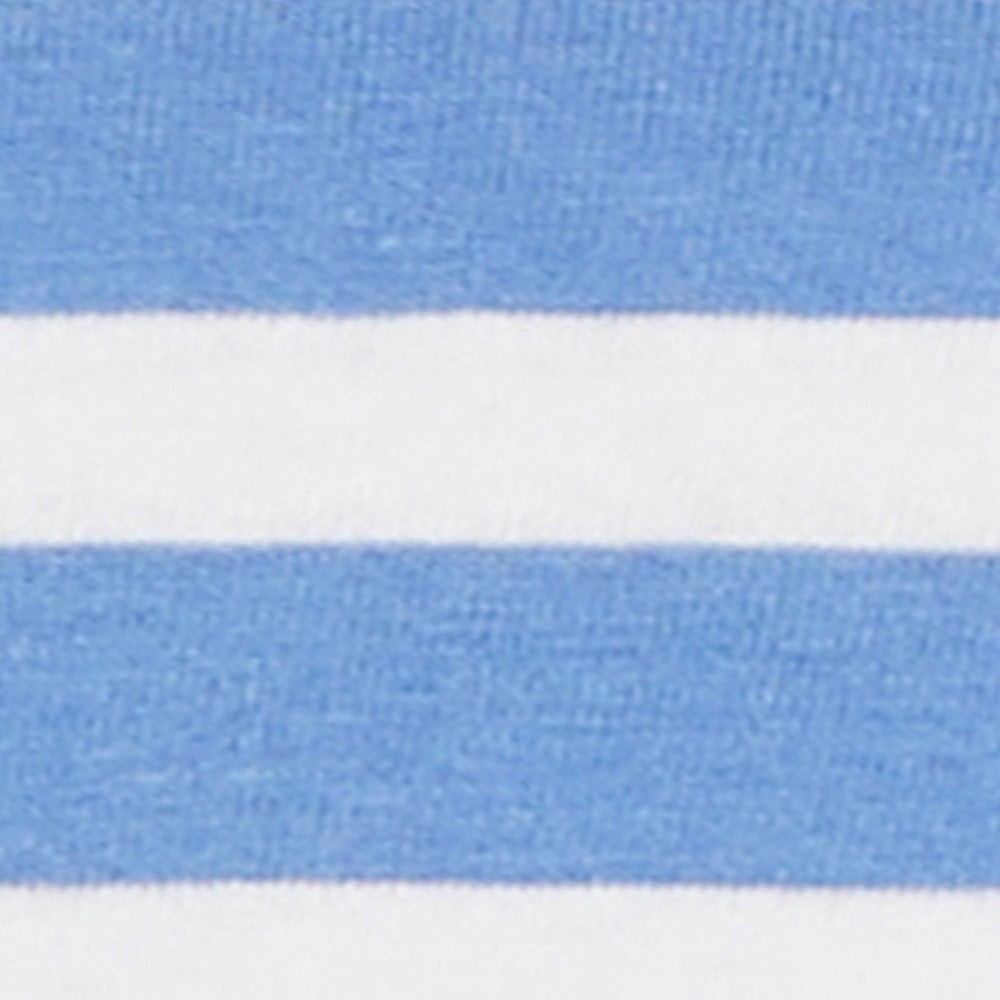 cornflower blue/white stripe