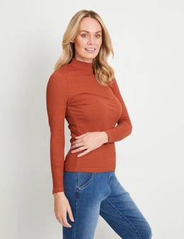 Rivers Long Sleeve High Neck Top