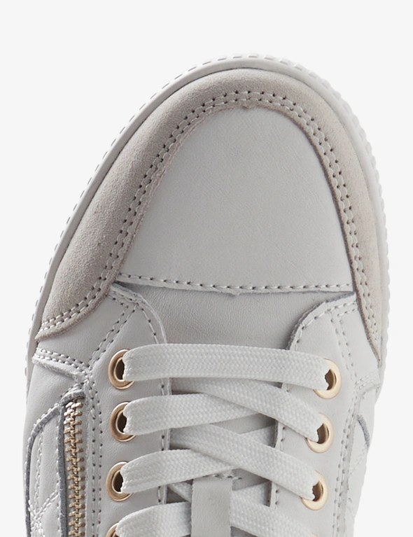 Rivers Leather Quilted Sneaker Lace Shania, hi-res image number null