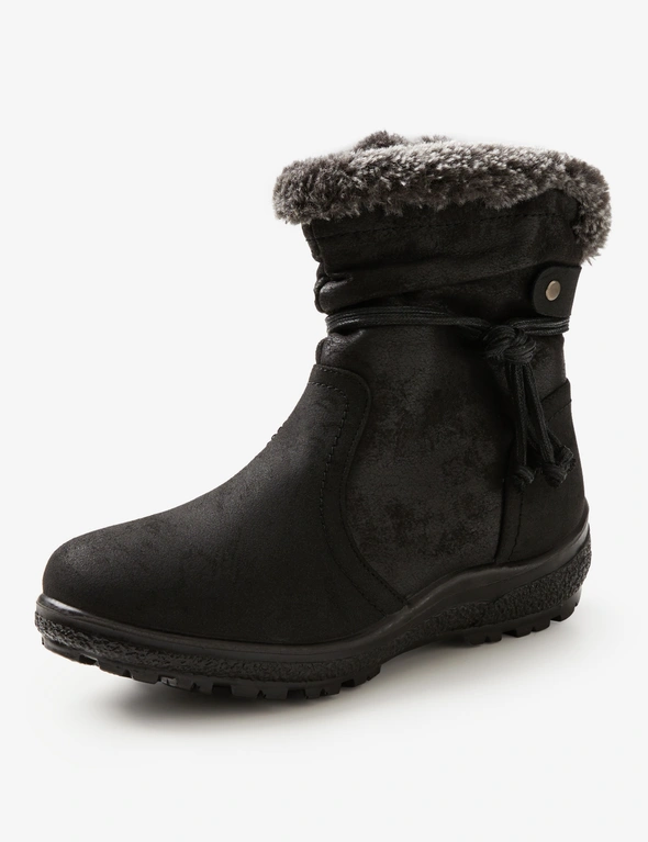 Riversoft Gemma Faux Fur Ankle Boot, hi-res image number null