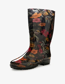 Rivers Mid Height Printed Gumboot Romantic 2