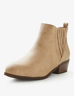 Riversoft Gael Faux Gusset Ankle Boot