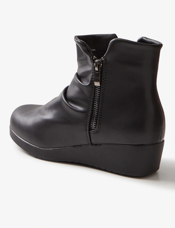 Riversoft Gamaka Ruched Wedge Boot, hi-res image number null