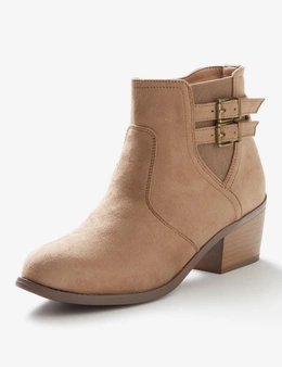 Riversoft Piper Buckle Zip Ankle Boot