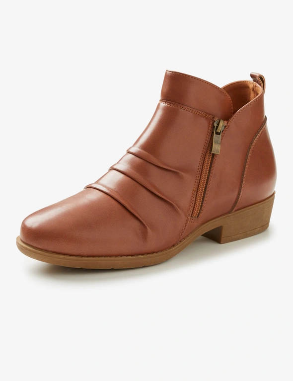 Riversoft Gennifa Ruched Ankle Boot, hi-res image number null