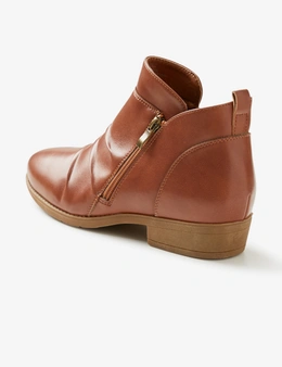 Riversoft Gennifa Ruched Ankle Boot