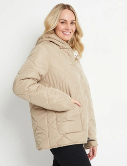 Rivers Long Sleeve Fully Lined Puffer Jacket