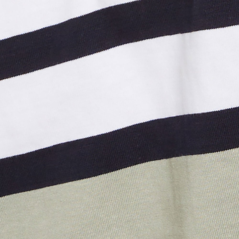 Sage Navy Stripe