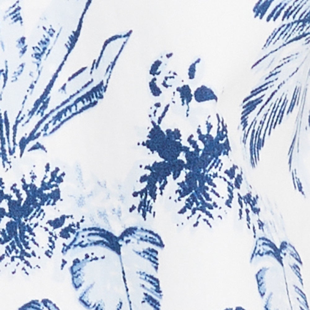 Coconut Trees White Navy