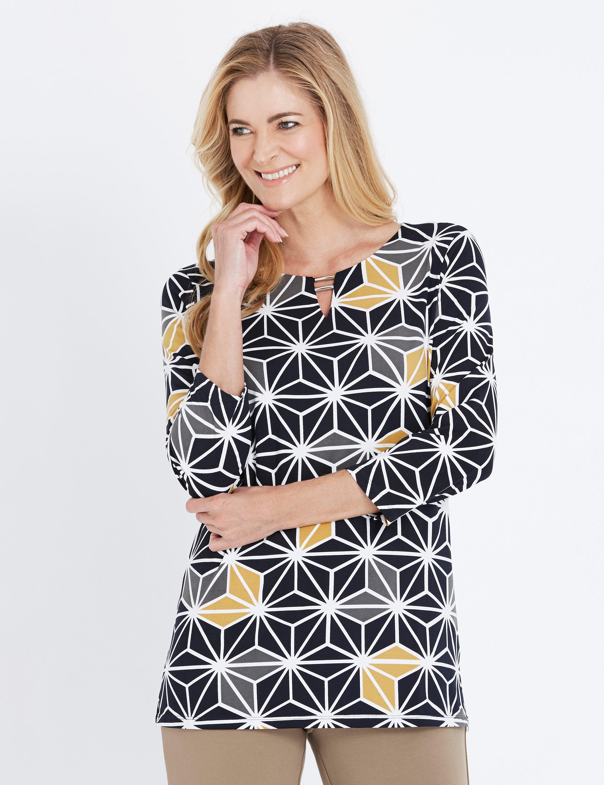 NONI B ELLERY PRINTED TOP | Rivers Australia