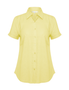 Noni B Short Sleeve Plain Linen Shirt, hi-res