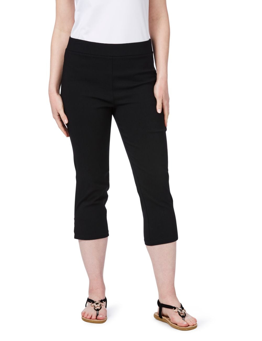 Rockmans Crop Bengaline Pant | Rockmans