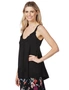 Table Eight Lace Detail Pleated Body Cami Top, hi-res