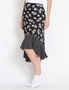 Rockmans Neutral Floral Ruffle Skirt, hi-res