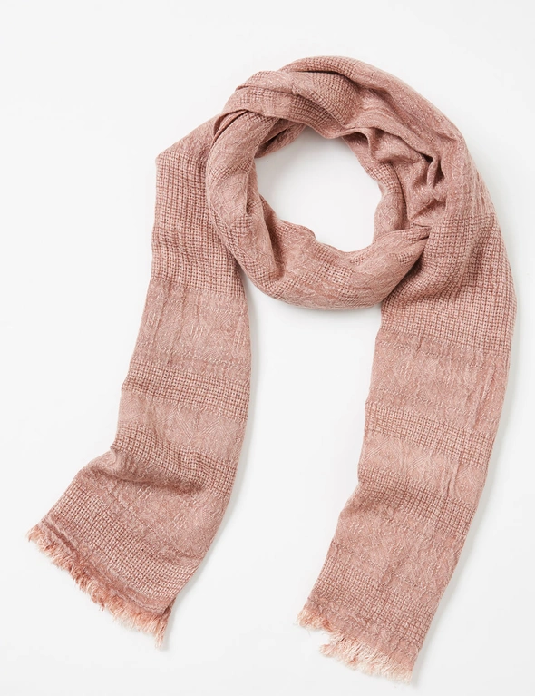 Amber Rose Textured Scarf, hi-res image number null
