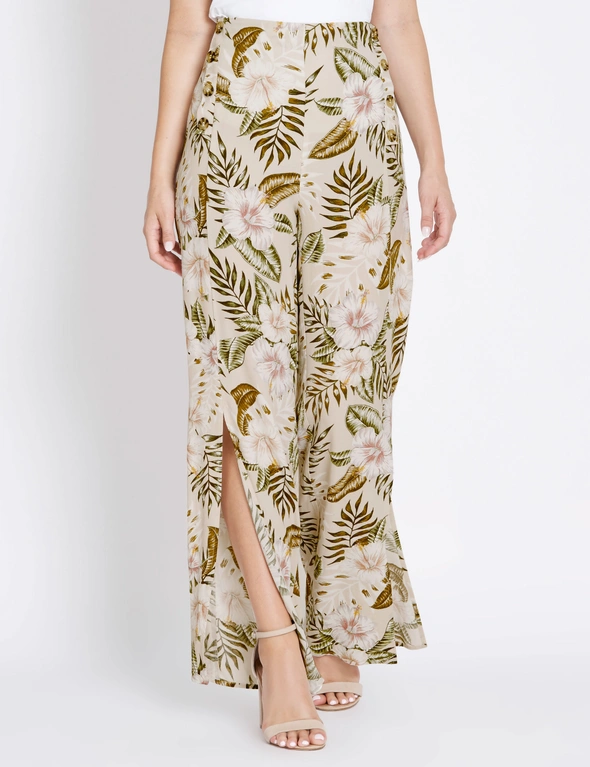Table Eight Floral Palm Wrap Pant, hi-res image number null