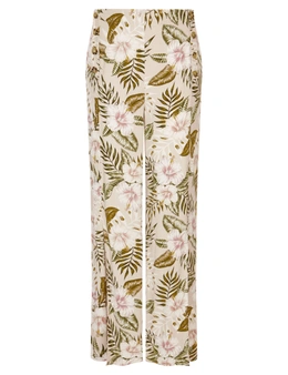 Table Eight Floral Palm Wrap Pant