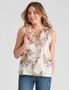 Table Eight Sleeveless Floral Print Top, hi-res