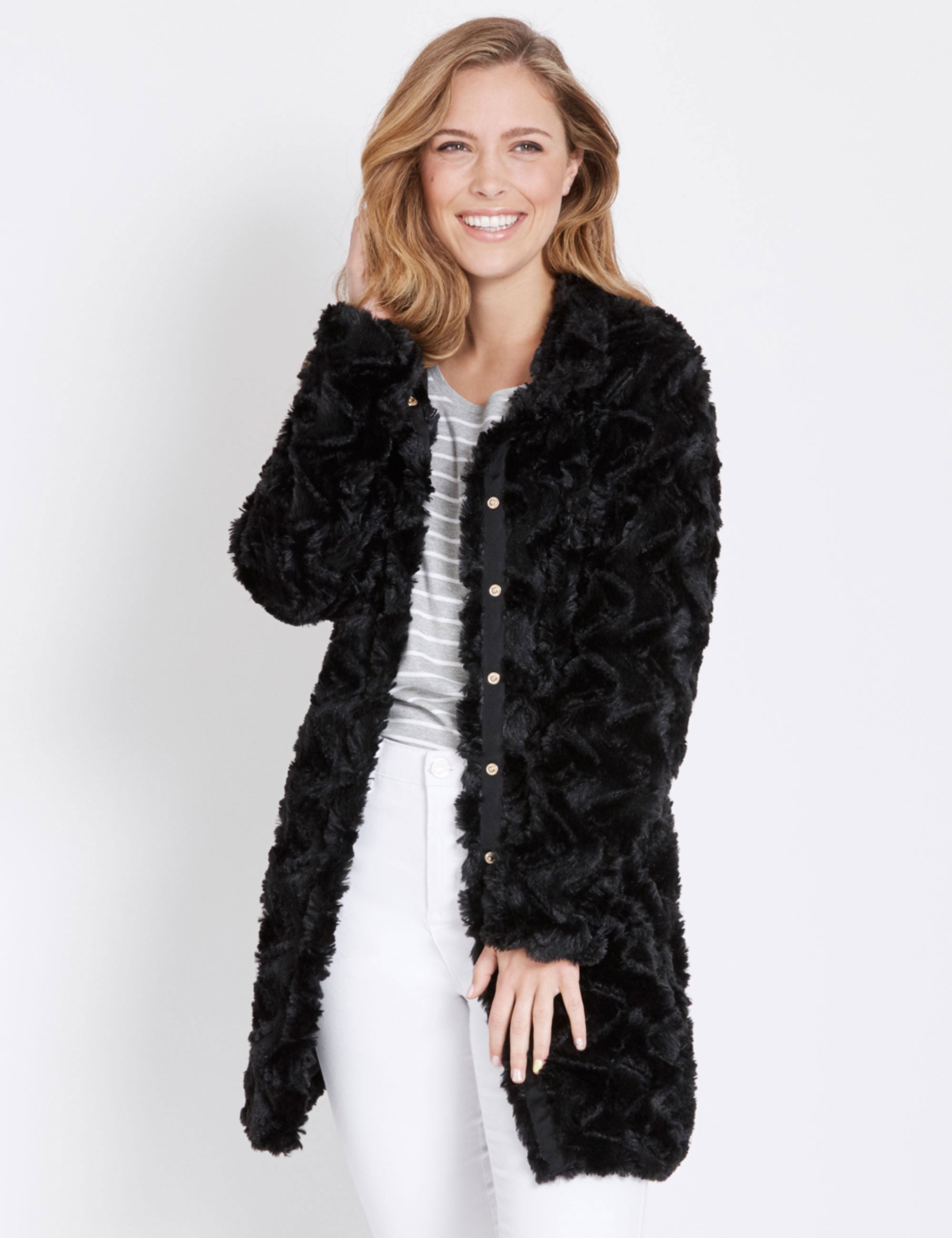 Rockmans on sale teddy coat