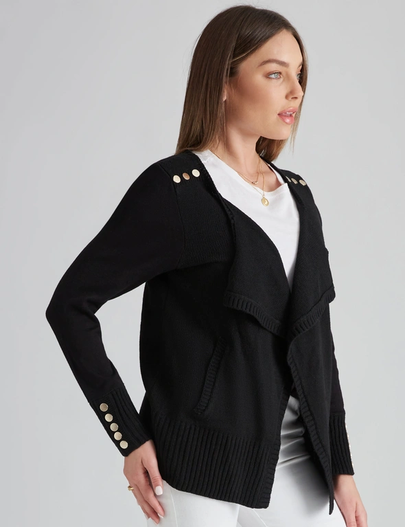 Rockmans Long Sleeve Utility Cardigan, hi-res image number null