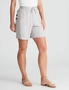 Rockmans Side Button Linen Shorts, hi-res