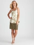 Table Eight Sleeveless Floral Button Front Top, hi-res