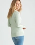 Rockmans Long Sleeve Button Front Basic Rib Knitwear Top, hi-res